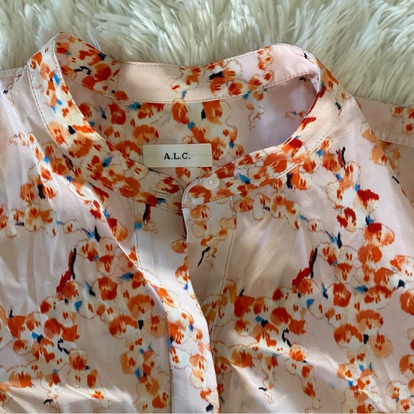 ALC Floral Top NWOT Size 2 (see measurements) - Picture 5 of 7